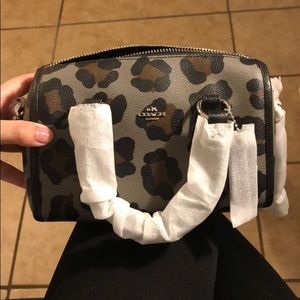 Cheetah print coach purse ✨